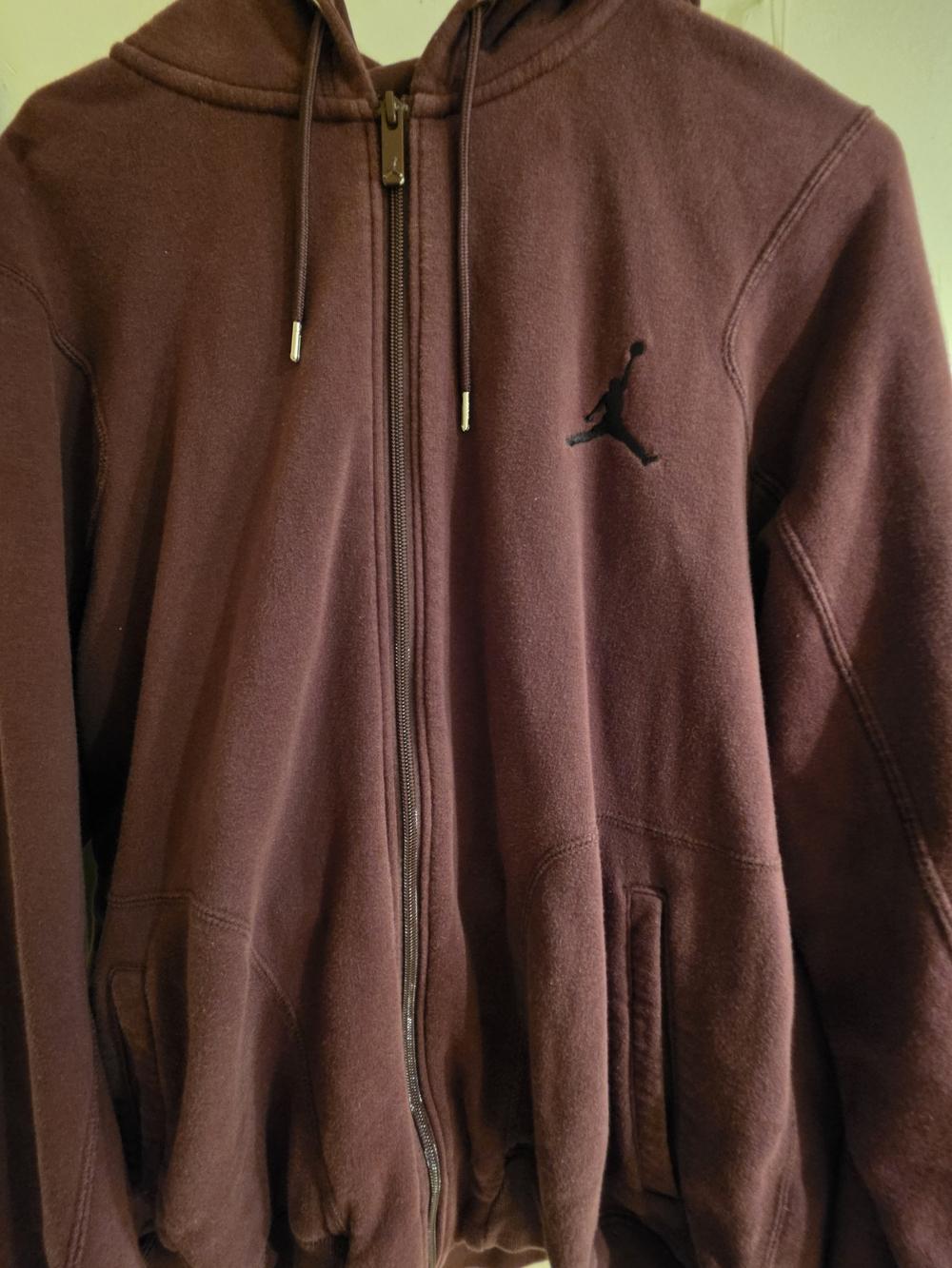 Jordan Men's Maroon Full-Zip Hoodie